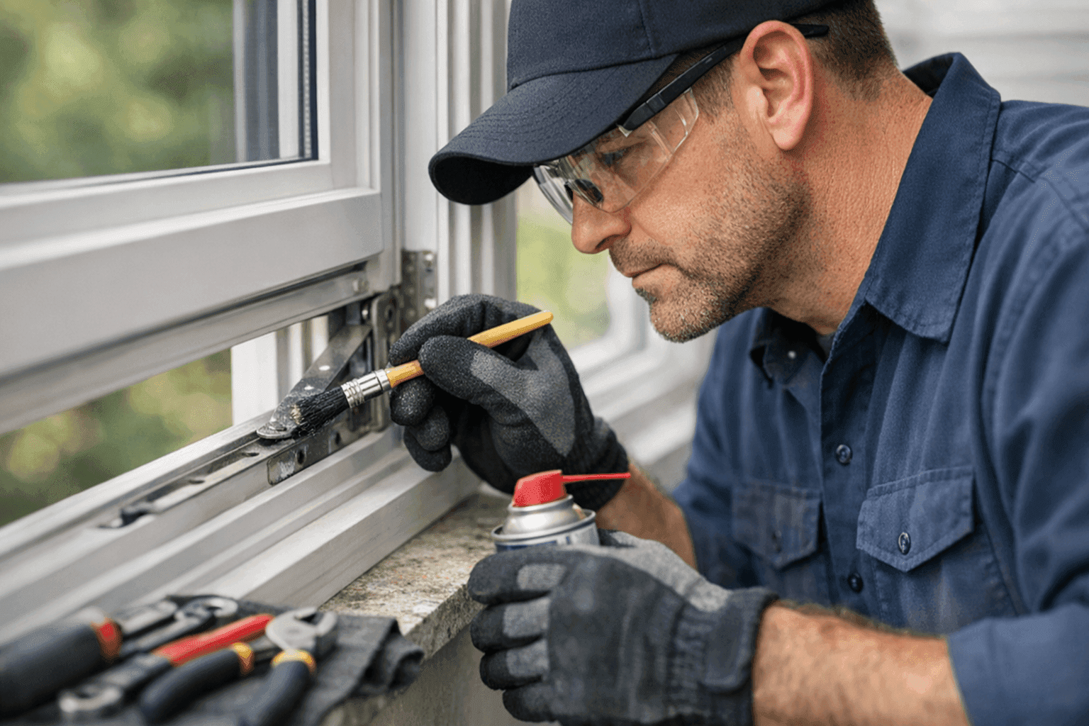 How to Lubricate Window Tracks and Hinges for Smooth Operation