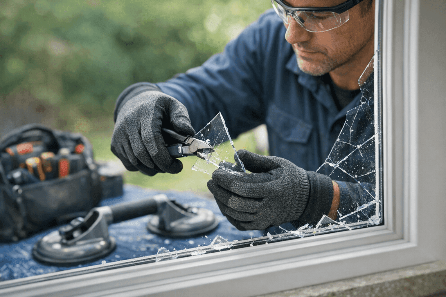 How to Remove and Replace Damaged Window Glass Safely