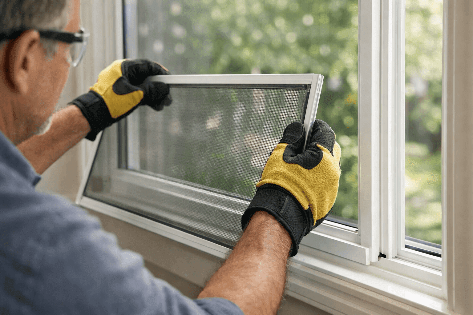 How to Safely Remove and Replace Window Screens