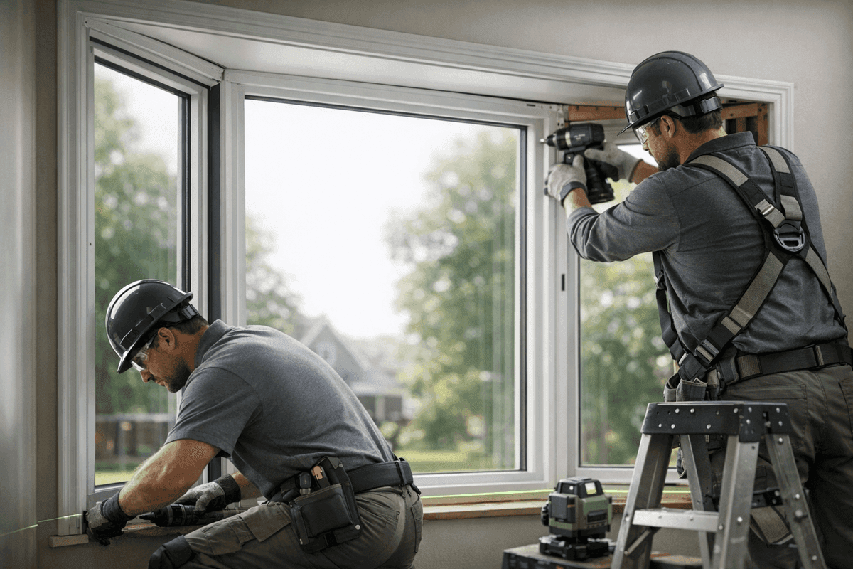 Bay Window Installation service by Champion Windows