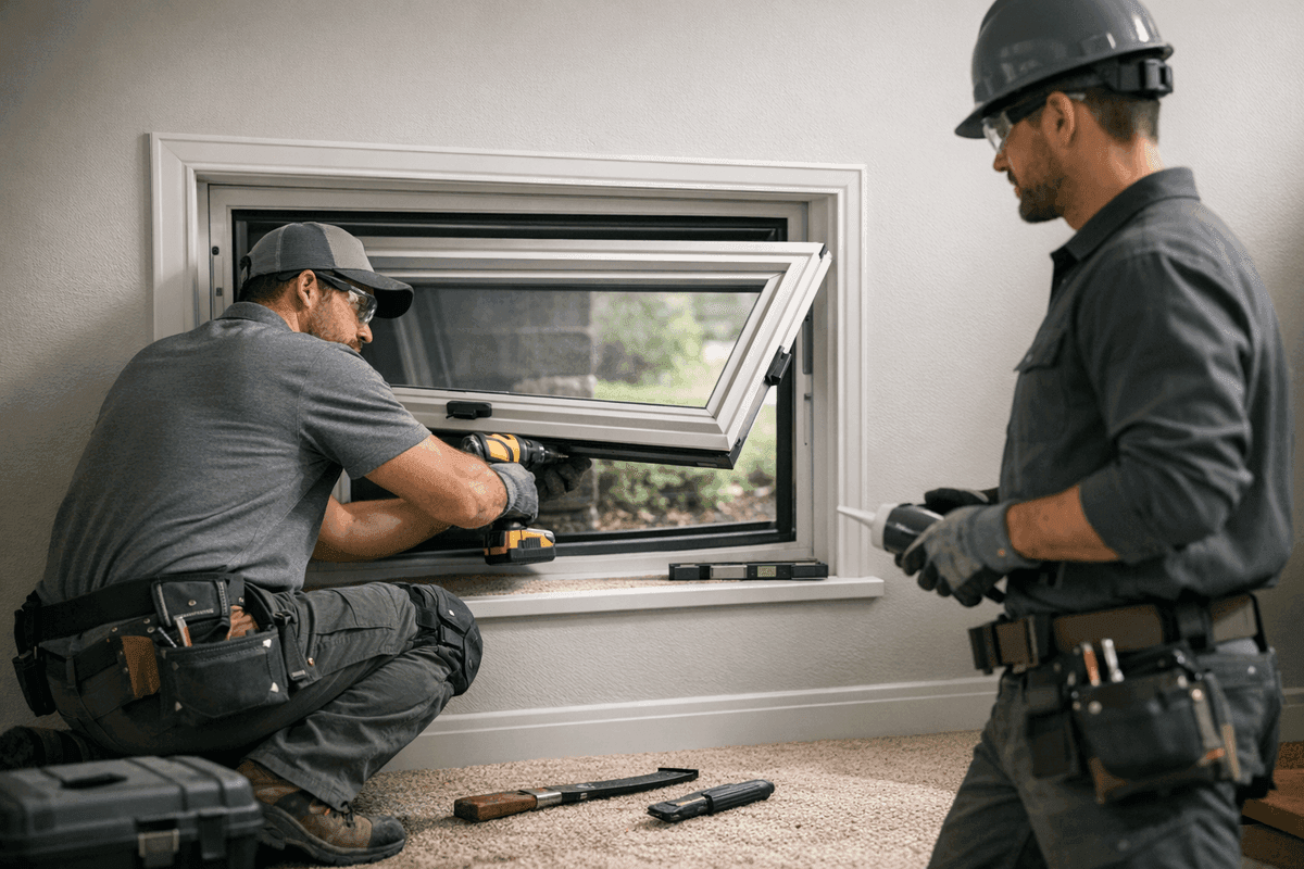 Hopper Window Installation service by Champion Windows