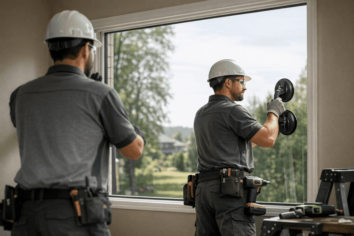 Picture Window Installation service by Champion Windows
