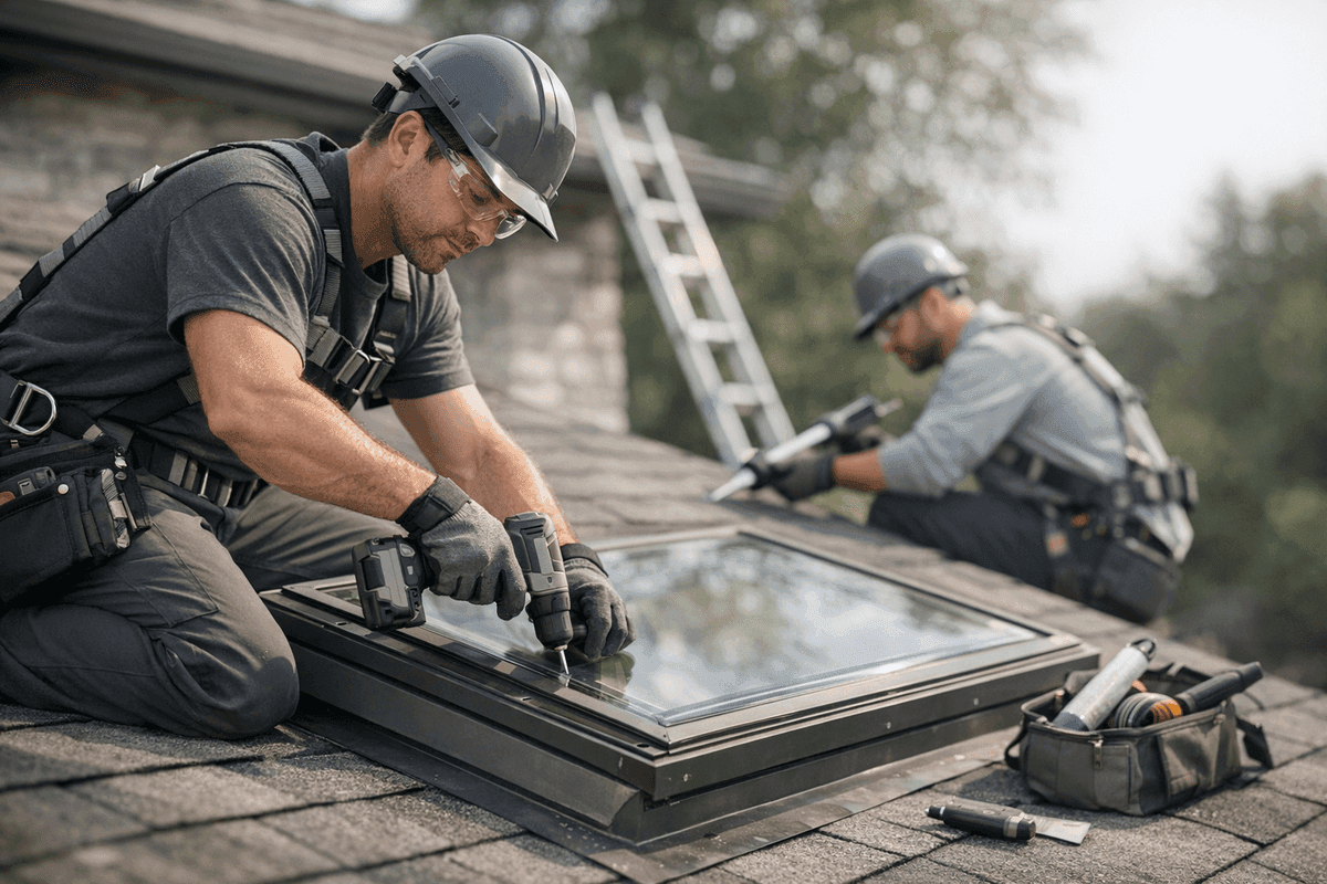 Skylight Repair service by Champion Windows