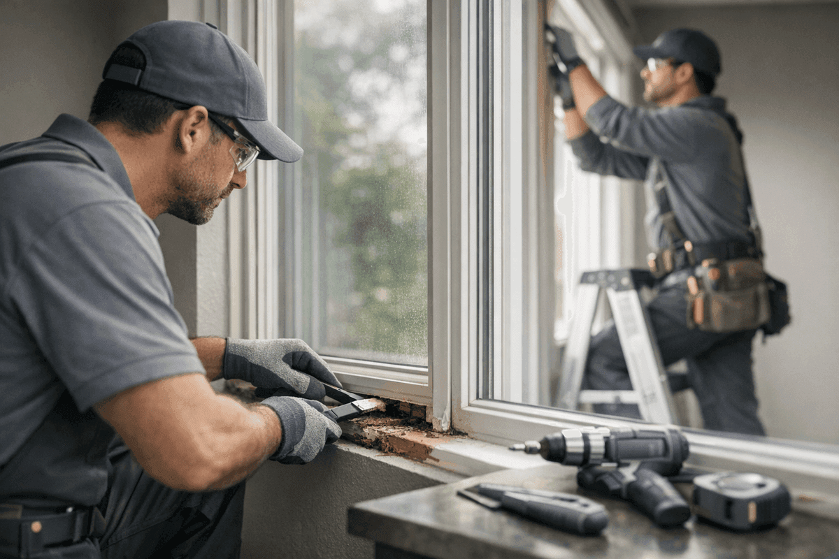 Window Frame Repair service by Champion Windows