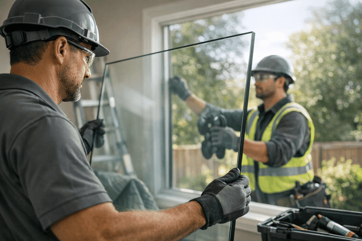 Window Glass Replacement service by Champion Windows