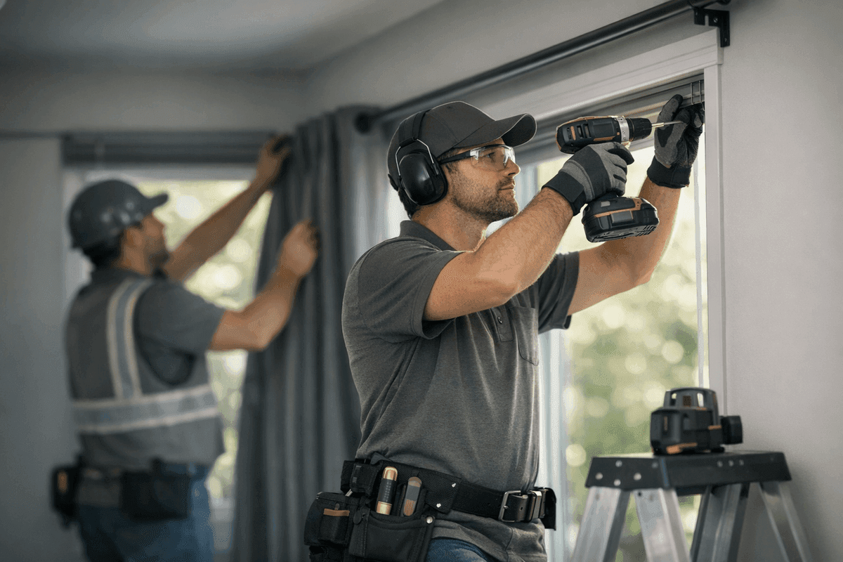 Window Treatment Installation service by Champion Windows